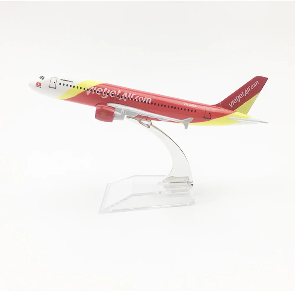 1/400 весы Airbus A320 VietJet Air Vietnam Airlines модель самолета из сплава 16 см детские игрушки