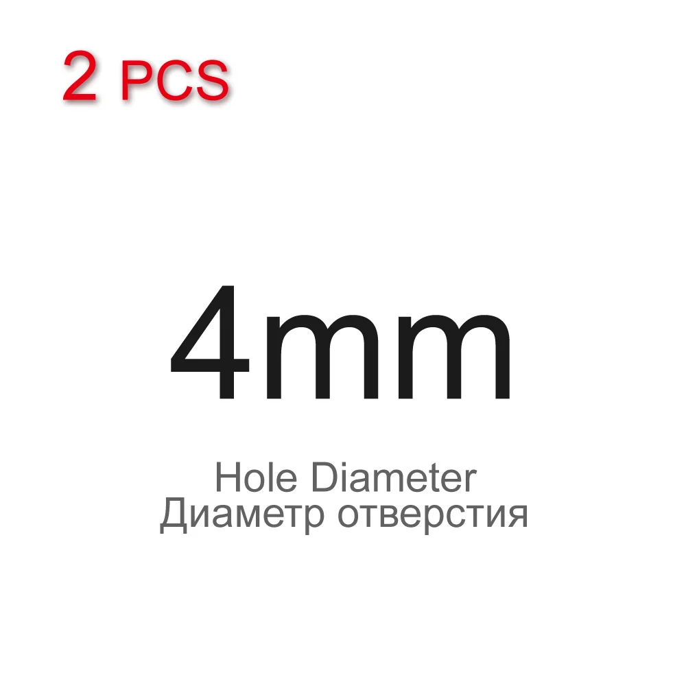 Sanbest Кожа ремесло дырокол инструмент, Толстая сталь ремесленный круглый пояс бумага одежда из полотна пробивая DIY перфоратор AT00002 - Цвет: 4mm 2pcs