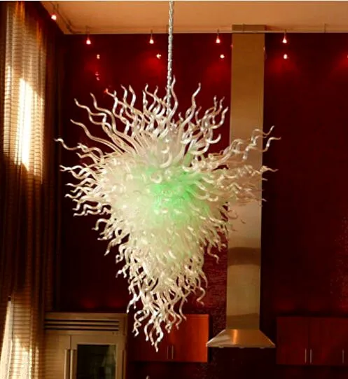 

Free Shipping AC Led Bulbs 110v/240v Villa Light Cheap Modern Art Hand Blown Art Glass Chandelier
