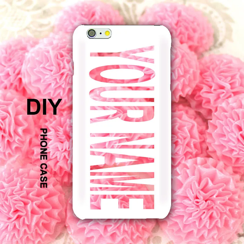 TURATA DIY пользовательское имя Coque чехол Чехол для iPhone 5 5S SE 7 8 6 6S Plus samsung Galaxy S5 S7 S6 Edge