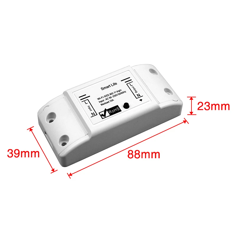 Smart Wifi Switch Relay Tuya Life App Works For Google Home Mini Alexa Ifttt Automation Module | Электроника