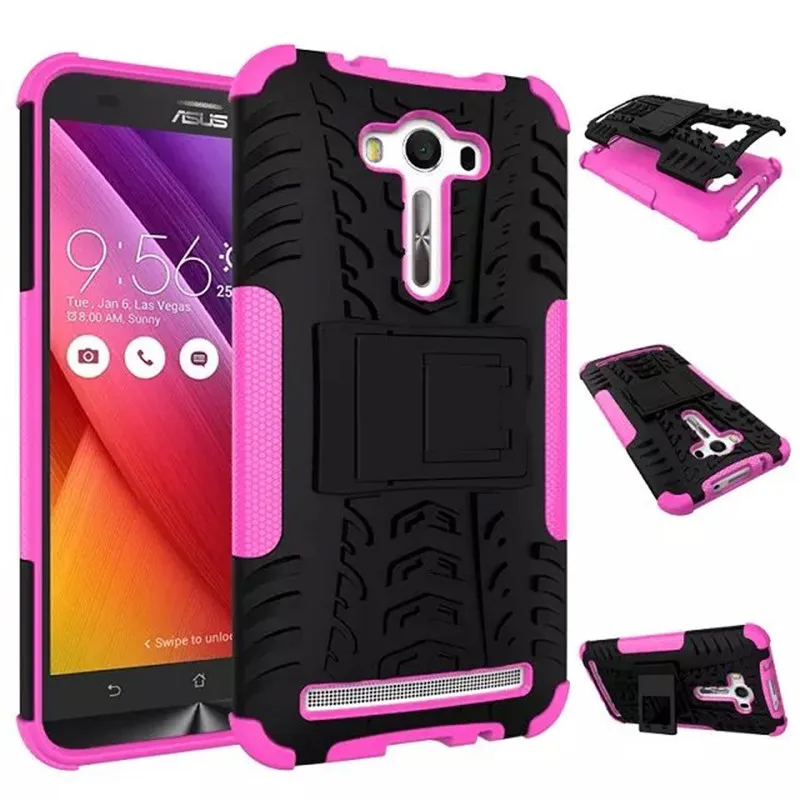 For Asus Zenfone 2 Laser Case ZE500KL 5.0 inch Heavy Duty Armor Hybrid Silicone Hard Phone Cover Ze500kl |