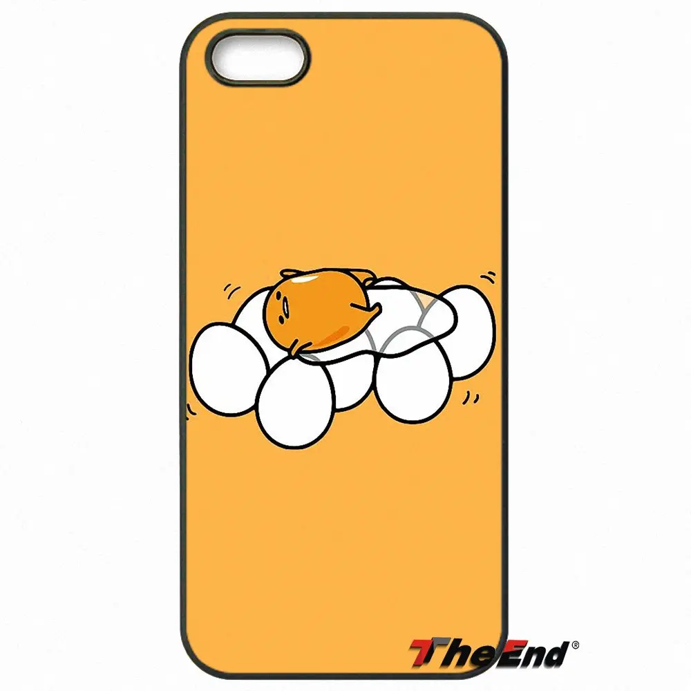 Мода Мультфильм Gudetama ячейки чехол для телефона iPhone X 4 4S 5 5C SE 6 S 7 8 плюс galaxy J5 J3 A5 A3 2016