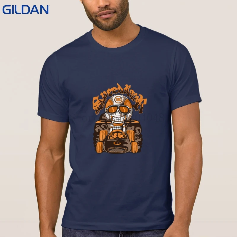 Funny Speed Rider Super Car Vector Cartoon Art T Shirt Top Quality Tee Tshirt Men 2018 Clothing Cute Big Size Xxxl | Мужская одежда
