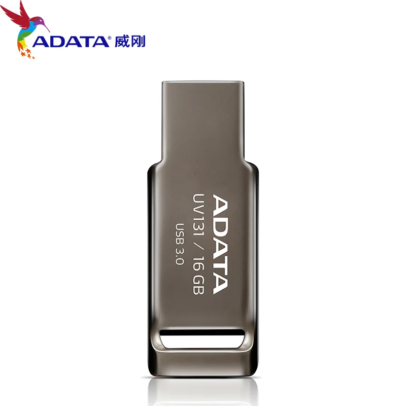 Оригинальная usb флешка ADATA реальная емкость 64 ГБ металлическая флеш накопитель USB