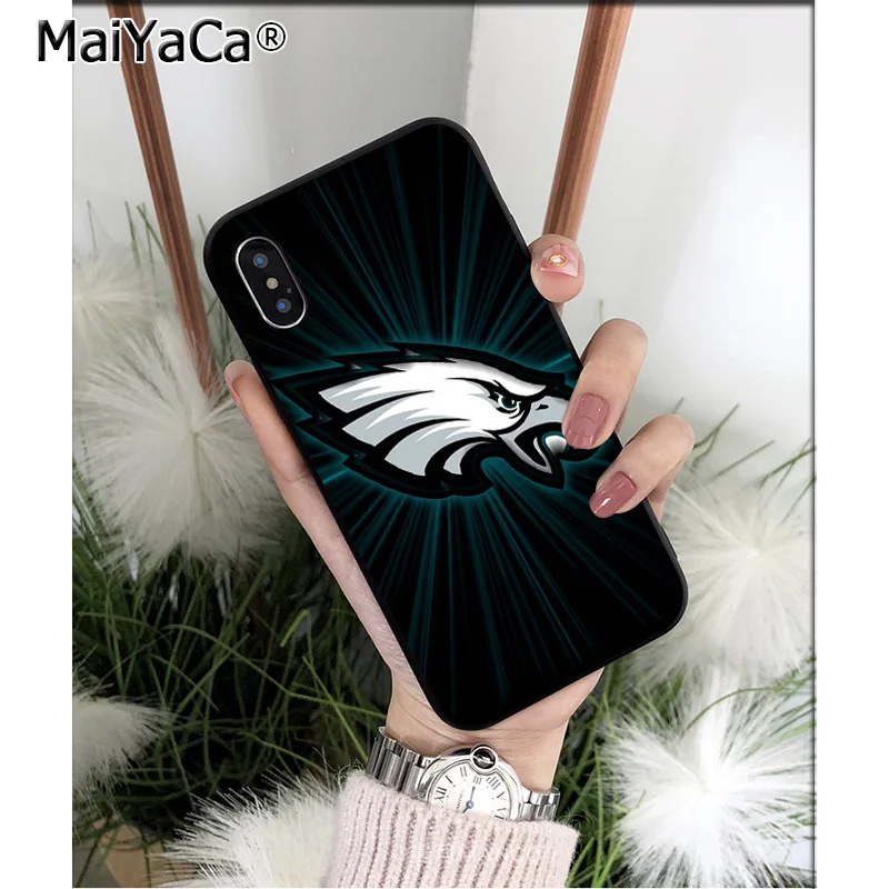 MaiYaCa Philadelphia Eagles высококачественный чехол для телефона iPhone 5 5Sx 6 7 7plus 8 8Plus X XS MAX XR