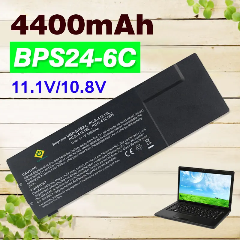 4400mAh 11.1v laptop Battery For Sony VGP-BPS24 VGP-BPL24 BPS24 BPL24 VGP For VAIO SA/SB/SC/SD/SE VPCSA/VPCSB/VPCSC/VPCSD/VPCSE