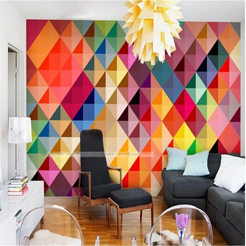Большие фотообои для гостиной дивана спальни телевизора|wallpapers for living room|photo