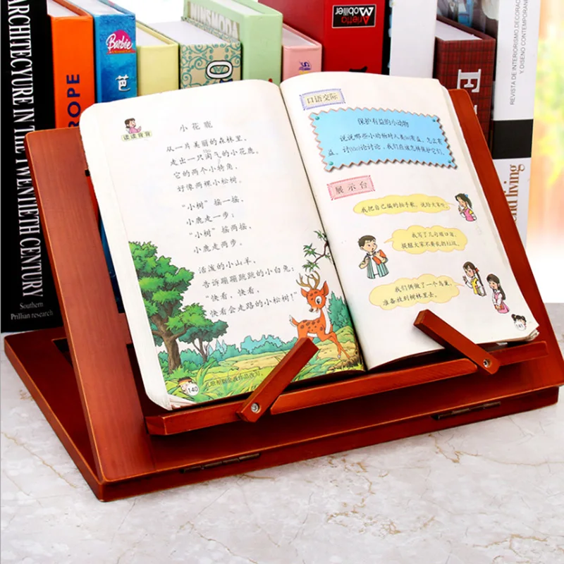 Деревянная подставка для чтения Книжная книг ноутбука планшета держатель плиты