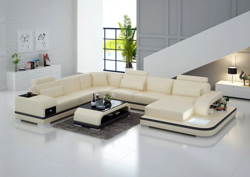 Новый дизайнерский диван угловой светодиодный светильник диван|corner sofa|corner sofa