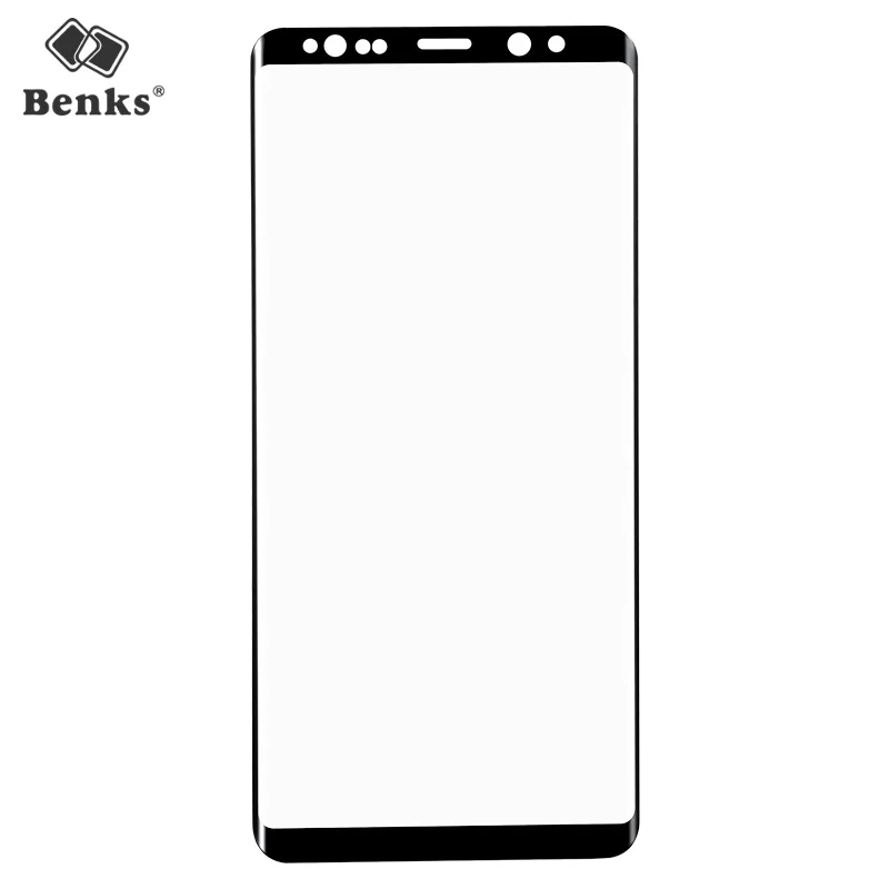 Benks 3D изогнутый теплоизгиб край закаленное стекло Полный экран протектор для samsung Galaxy Note 8 экран HD крышка защитная пленка