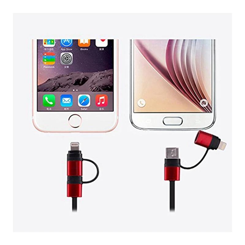 SITAILE высокое Скорость заряд 2-в-1 автомобильное Зарядное устройство для iPad Iphone 5 6