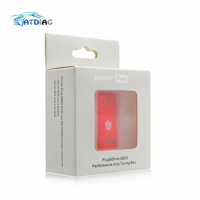 Новейшая версия Nitro OBD2 power Prog для дизельного топлива больше мощности и крутящего момента, чем Nitroobd2 с кнопкой сброса чип Тюнинг автомобиля - Цвет: red