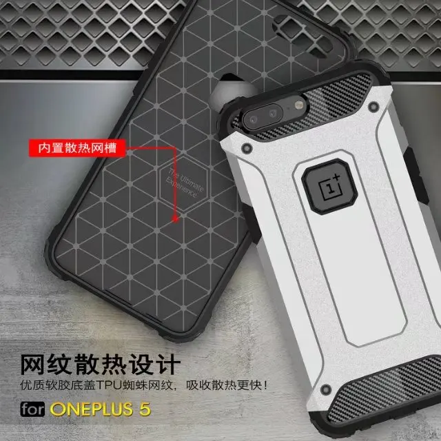 For OnePlus 5 Luxury Hard Armor Rugged PC+TPU Hybrid Protective back cover cases one plus oneplus5 phone shell housing |