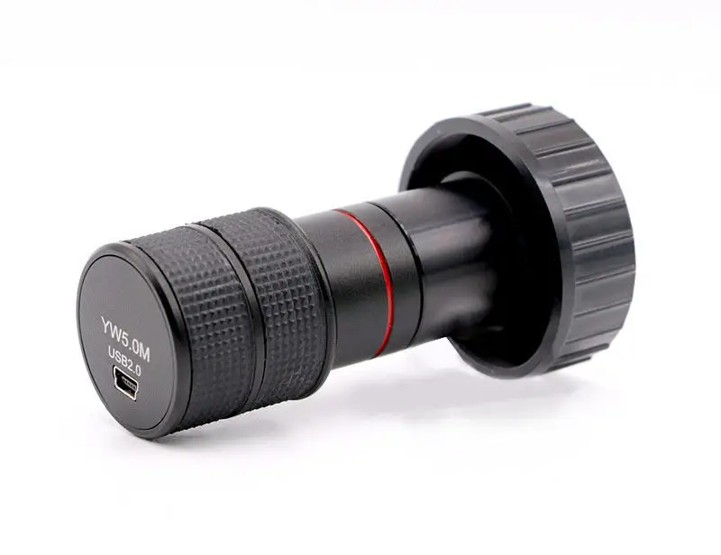 5MP HD USB CCD Digital Microscope Electronic Camera Eyepiece with C mount micrometer Free Driver | Инструменты