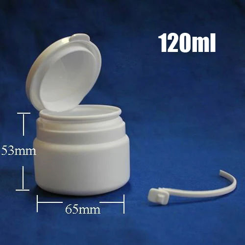 100 шт. бутылки с крышкой белого цвета 120 мл