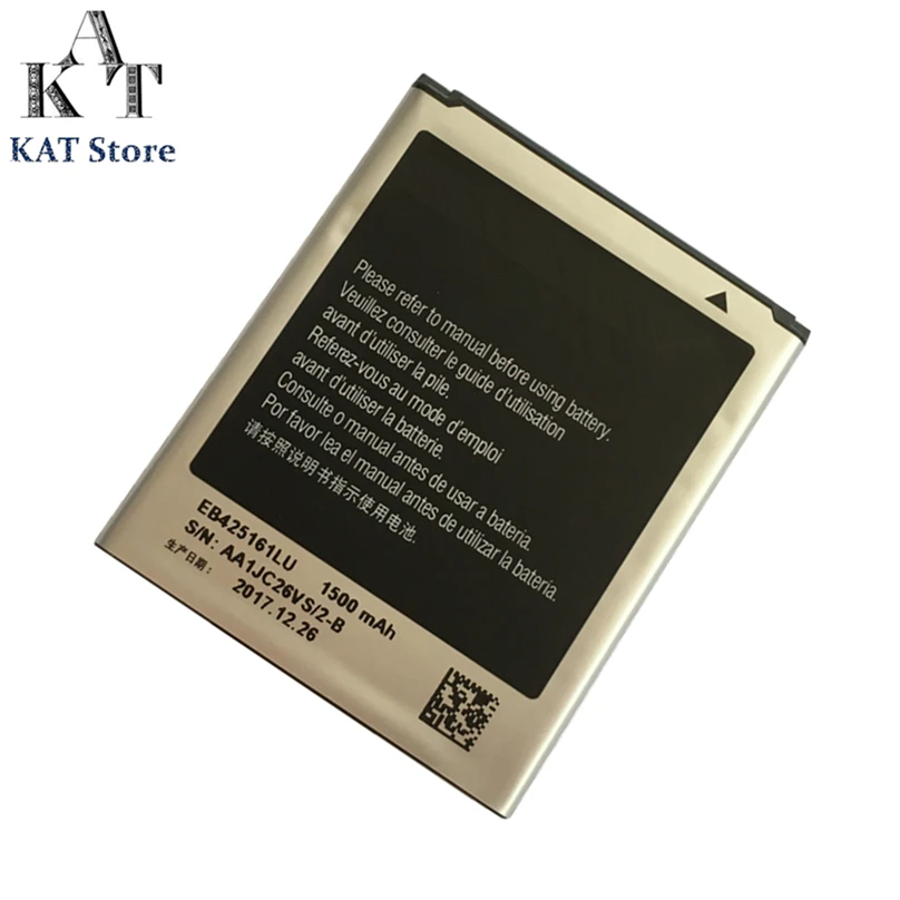 Аккумулятор KAT для телефона Samsung Galaxy S Duos S7562 S7560 S7566 S7572 S7580 S7582 i8190 i8160 батареи Лучшее