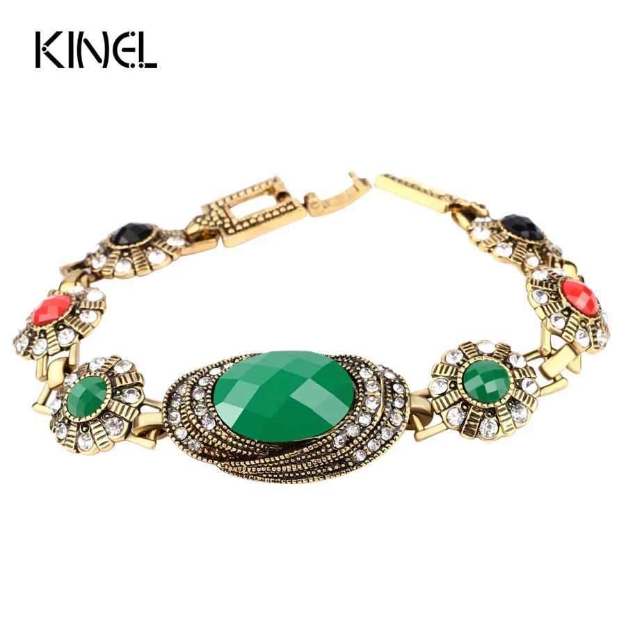 Модный Цветной золотой браслет 2016 индийские ювелирные изделия новые большие