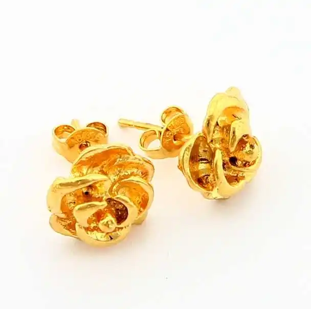 New Arrival Fashion 24K GP Gold Plated Earring Yellow Golden Jewelry Cute Earrings Free Shipping YHDE002 | Украшения и аксессуары