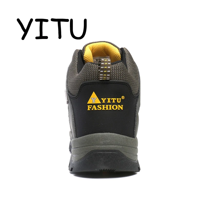 YITU 2018 дышащие водонепроницаемые охотничьи сапоги мужские кожаные зимние
