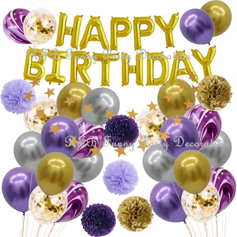 Хром искусственный мрамор конфетти латексные воздушные шары украшение для дня