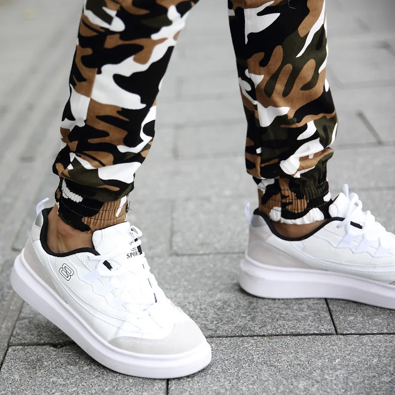 Цветные камуфляжные брюки-карго мужские Модные брюки в стиле хип-хоп