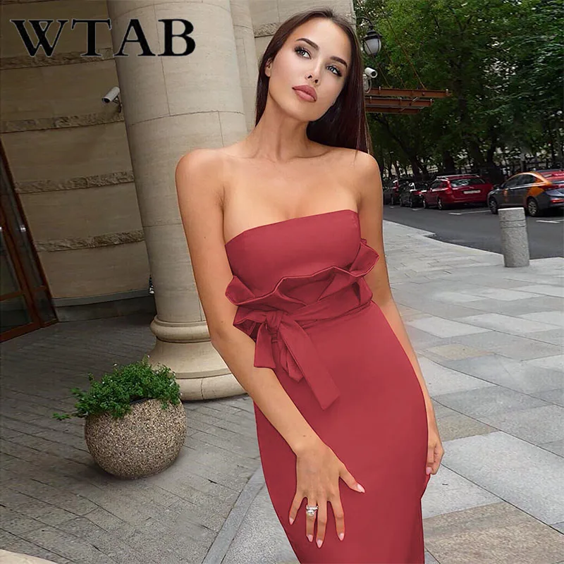 WTAB новинка женское платье размера плюс повседневное 2019 одноцветное летнее без