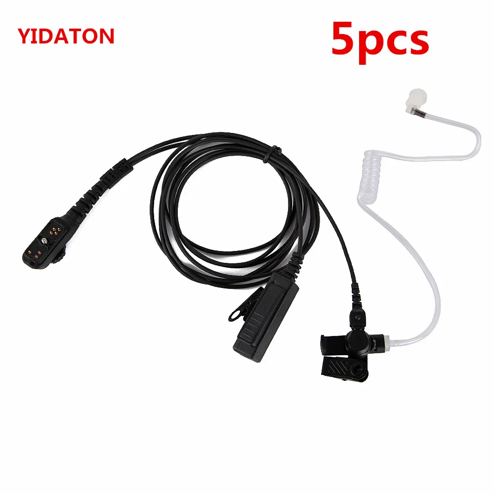 YIDATON 5 шт. гарнитура наушники для Hytera HYT PD700 PD700G PD702G PD705G PD752 PD780 PD782 PD785 PD785G рация