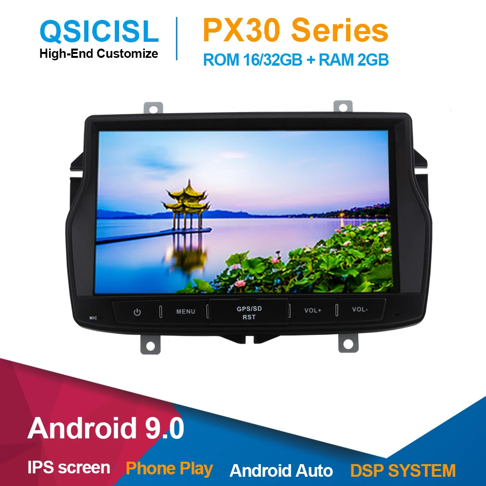 

Ips дисплей 8 "Android 9,0 Автомобильный dvd Радио мультимедийный плеер для LADA 1 din четырехъядерный Автомагнитола dvd Радио gps Навигация стерео