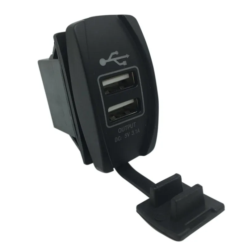 DC 12-24 В 3.1A светодиодный автомобильный Автомобильный двойной USB адаптер для автомобильного прикуривателя Разветвитель для мобильного телефона gps планшета