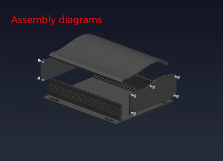 Алюминиевый усилитель с корпусом мини автомобильный Преобразователь мощности