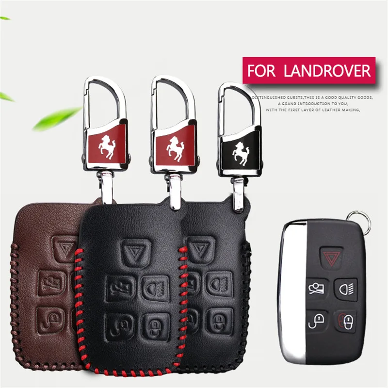 Чехол для автомобильного ключа из натуральной кожи Land rover X8 X9 Freelander 2 Discovery 3 4 A8 A9 5