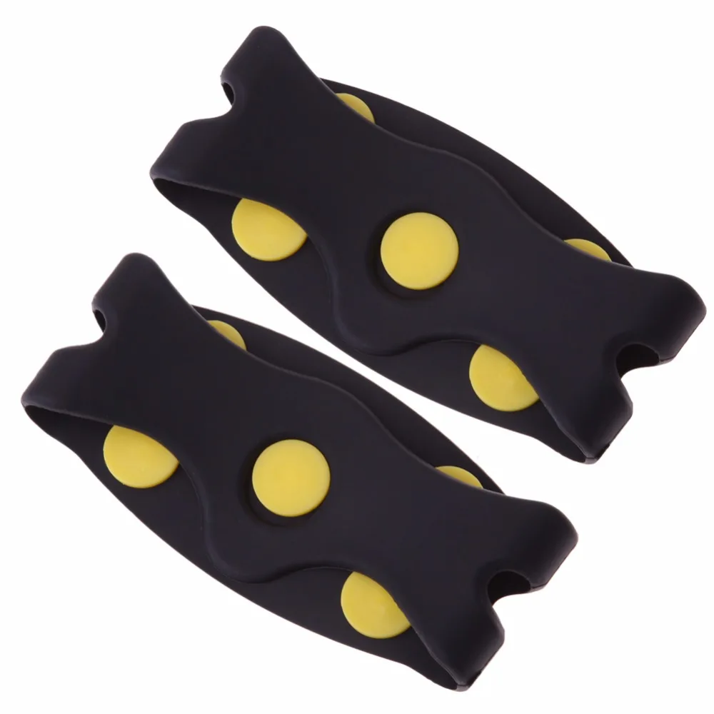 5 шипов Нескользящие зимние ледяные скобы мужские для снега нескользящая обувь