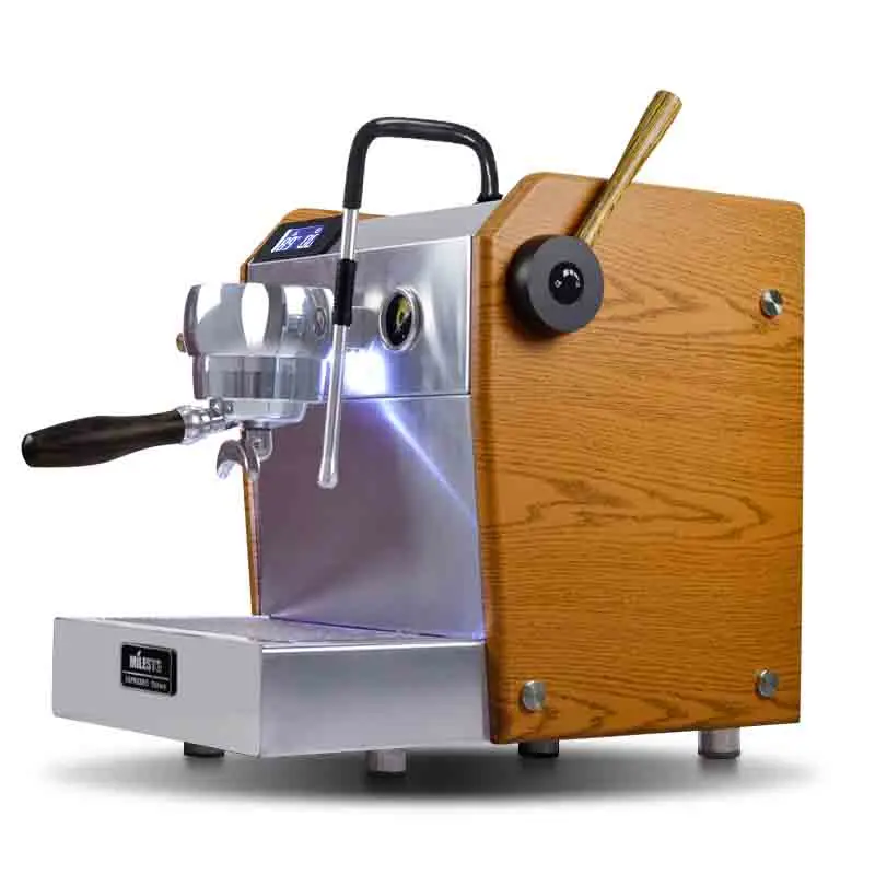 

Полуавтоматическая машина для приготовления итальянского кофе, Электрический насос, коммерческий аппарат для эспрессо с молочной пеной, д...