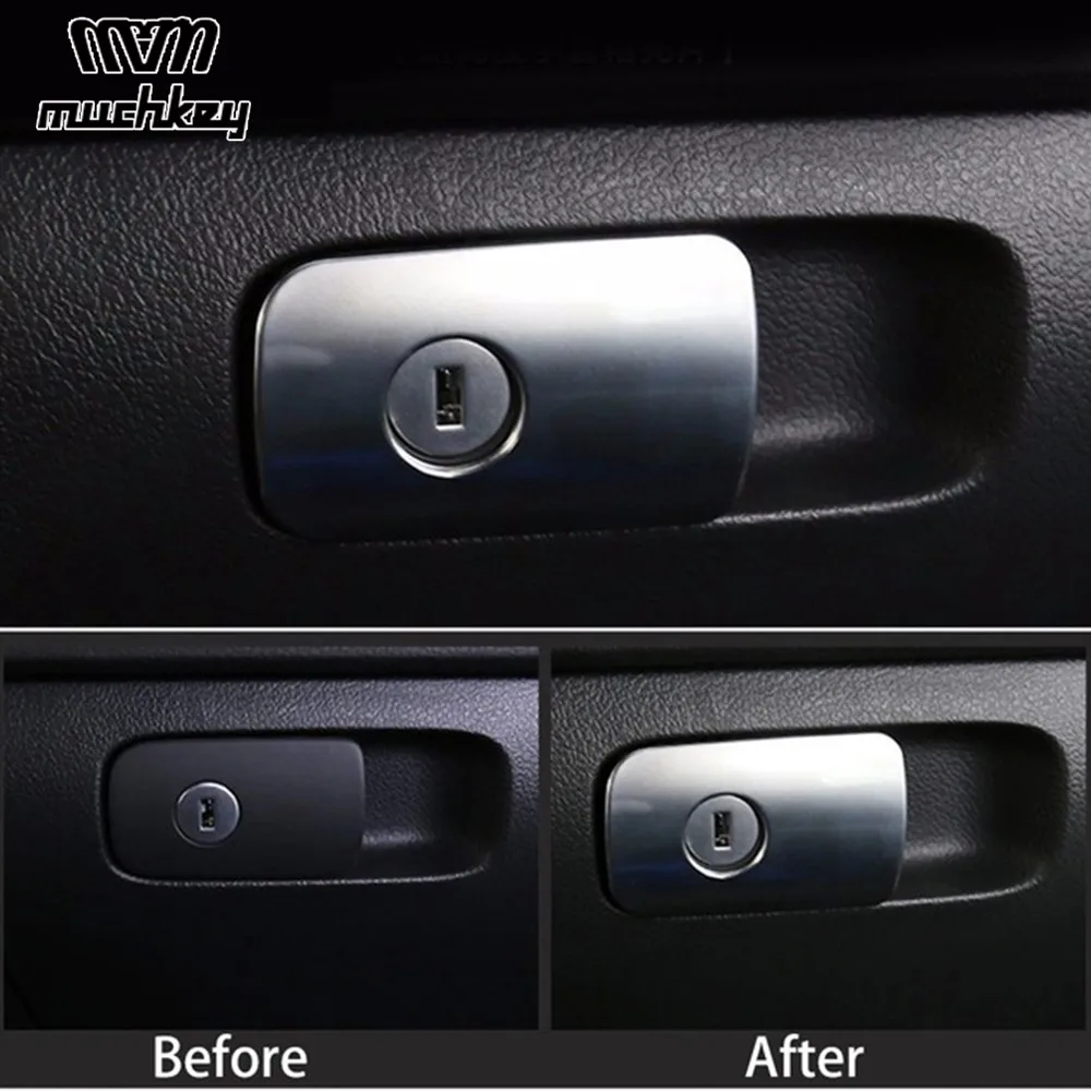 

For VW Volkswagen Tiguan 2010 2011 2012 2013 2014 2015 Glove Box Lock switch Cover Trim Decoration Frame Cover Car-styling 1pc