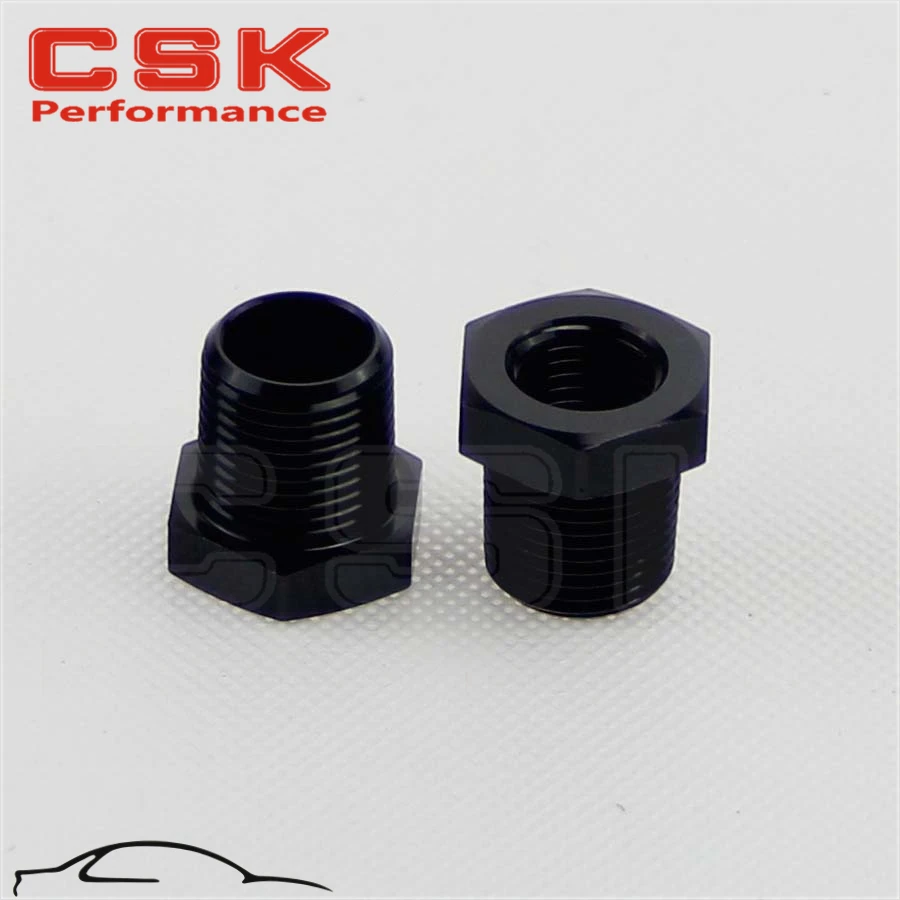 

2pcs 3/8" Male x 1/4" Female NPT Thread Reducer Hex Bushing Pipe Fitting Alloy