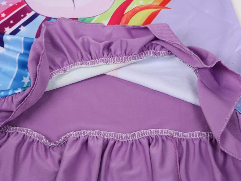2019 Kids Baby Girls Unicorn Sleepwear Dress Rainbow Doll Pajamas Girl Birthday Party Up Fancy Halloween Unicornio Costume | Детская