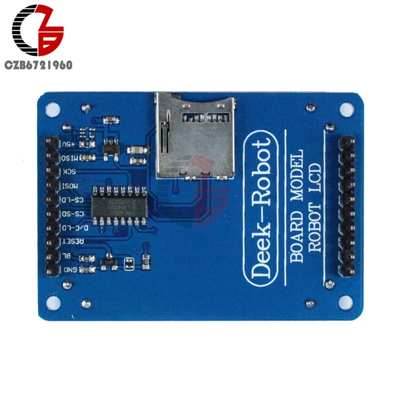 ЖК экран TFT 5 в постоянного тока 128x160 1 8 &quot щит модуль со слотом для карты MicroSD