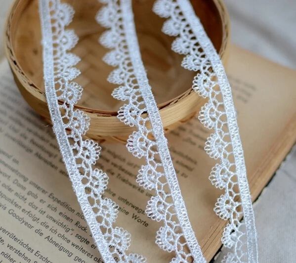 Кружевная отделка с вышивкой 3 метра 1 2 см | Дом и сад