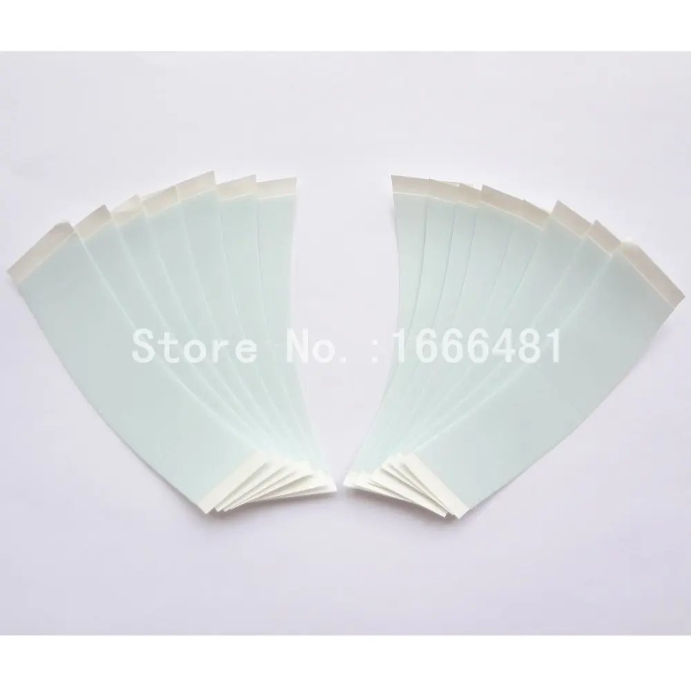 

72 Strips/lot Tape Bkue Liner Double Sided For Lace Wigs Hair Piece