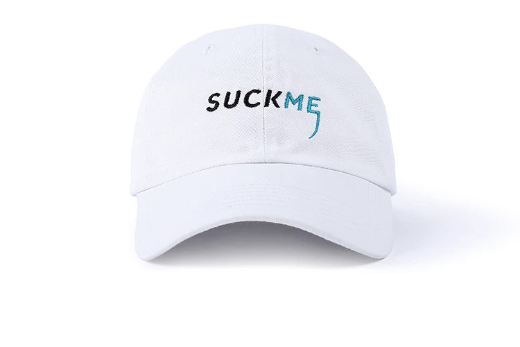 Темная икона Suck Me Регулируемая унисекс бейсболка шляпа с изогнутыми полями шляпа сплошной цвет хип-хоп шляпа для женщин/мужчин