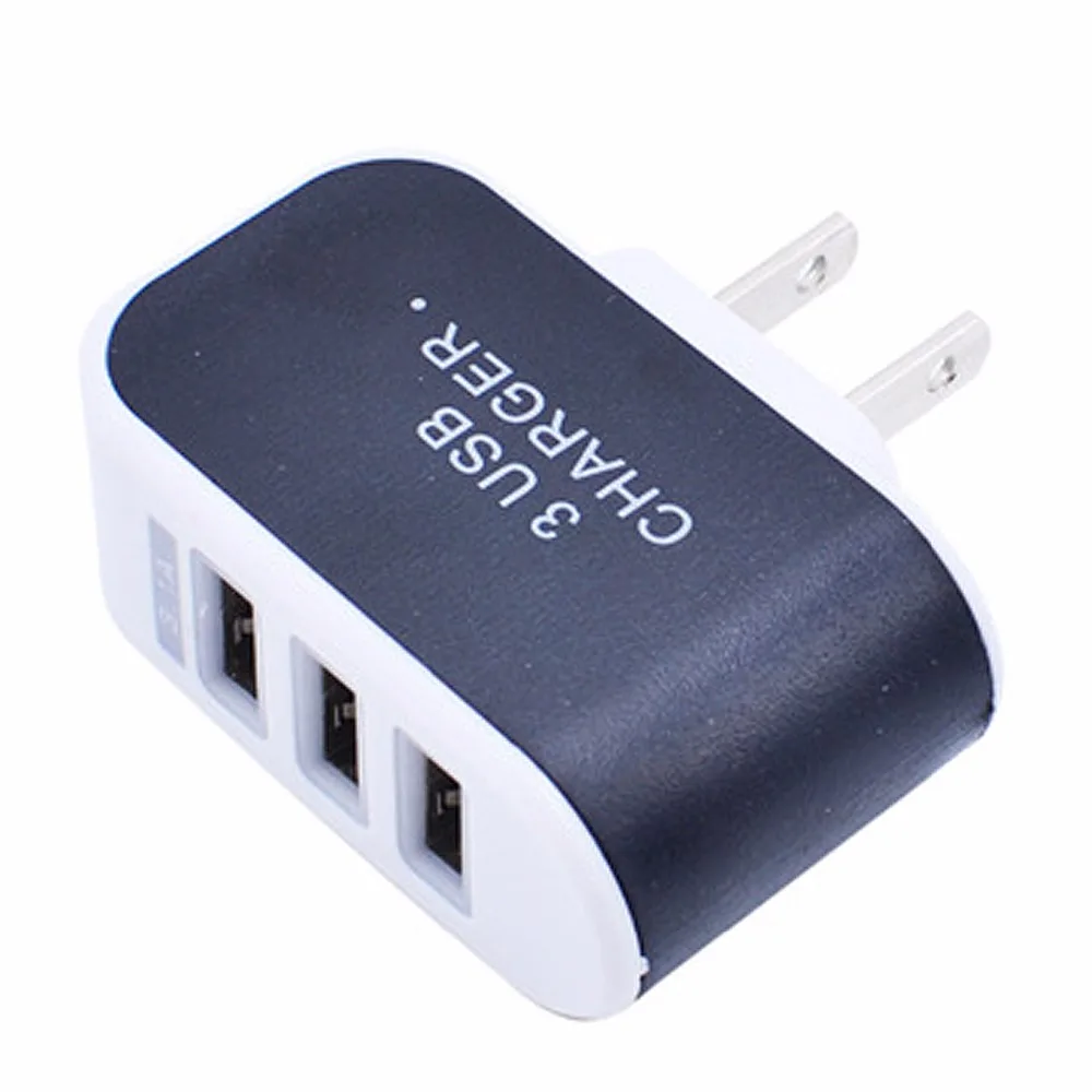 Универсальное настенное зарядное устройство SOONHUA с 3 USB-портами адаптер для