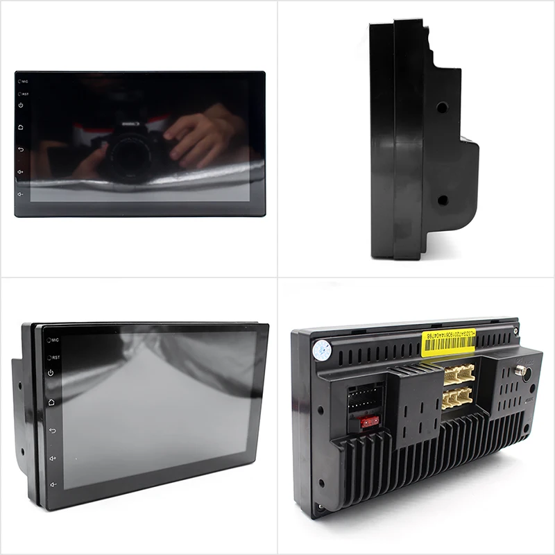 HD 7 дюймов 1024*600 2 Din Android 9,1 стереонаушники радио, Bluetooth, GPS Wifi Автомобильный DVD Настольный ПК Автомобильный мультимедийный плеер