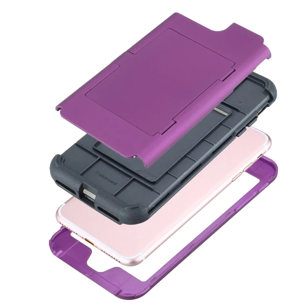KISSCASE Чехол для iPhone6 6s карта наклейка Карманный Универсальный кредитный чехол