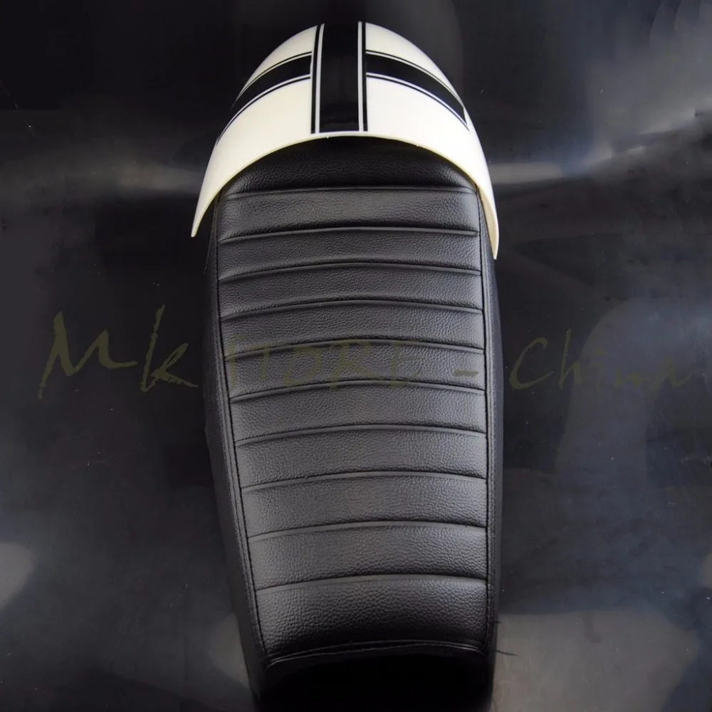 Брисбен Большой универсальный мотоцикл на заказ кафе гонщик сиденье черный и