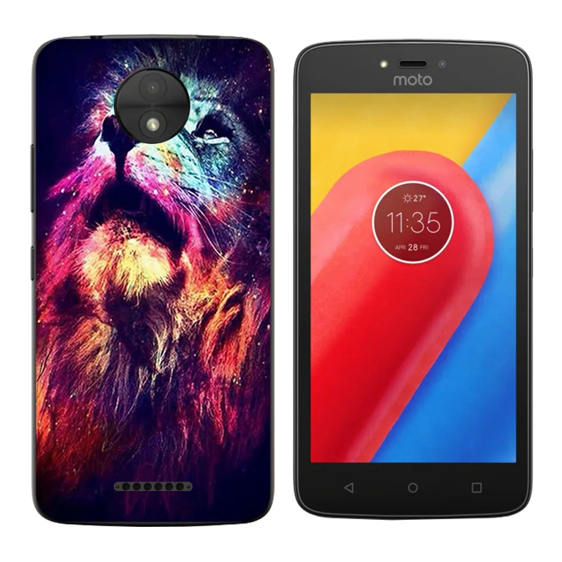 Силиконовый чехол для Motorola Moto C 2017 мягкий из ТПУ с принтом снежинки XT1750 XT1754 5 0 |