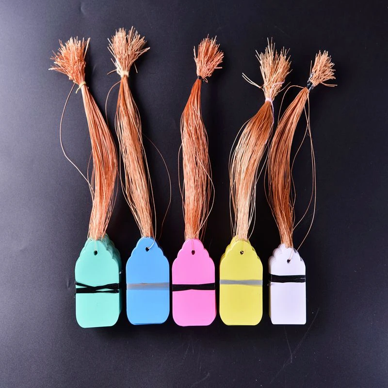 100 шт./лот прямоугольные ПВХ бирки для растений водонепроницаемые Именные Бирки