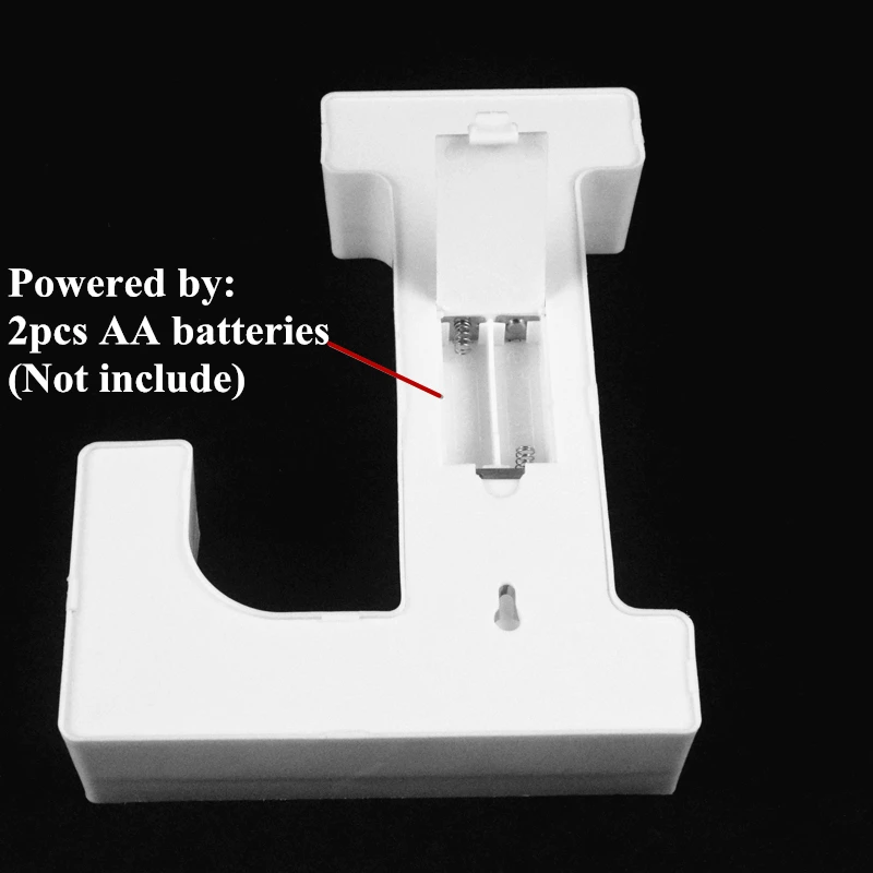 Светящийся светодиодный ночник с буквенным принтом креативный светильник