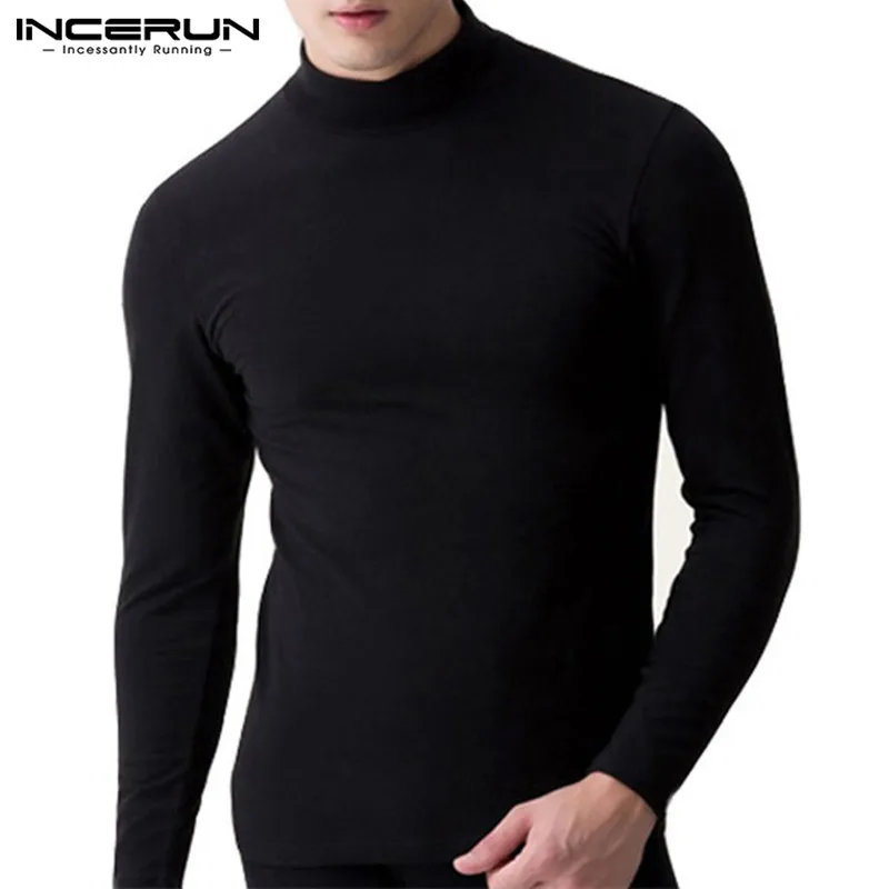 

Термобелье мужское, теплое, с длинным рукавом и высоким горлом