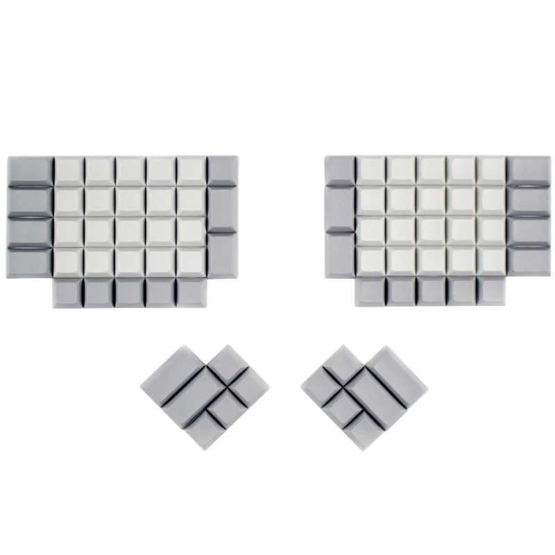 Ergodox pbt keycaps белый dsa пустые для ergodox Механическая игровая клавиатура profile|blank keycaps|pbt